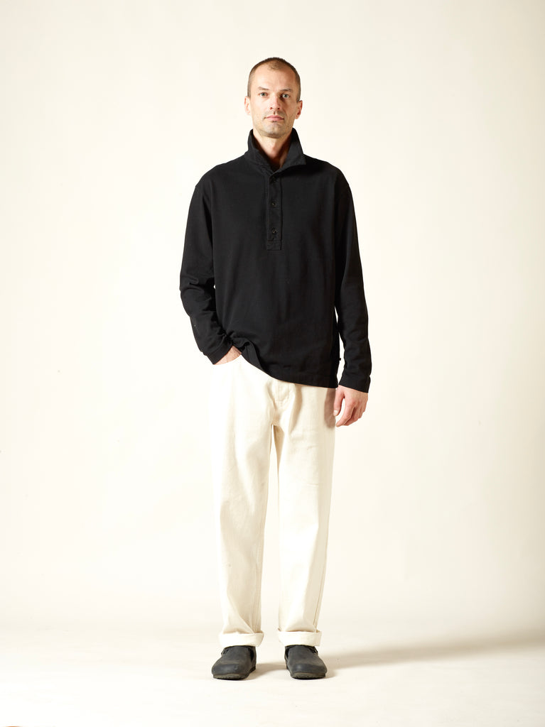oversized long sleeve polo