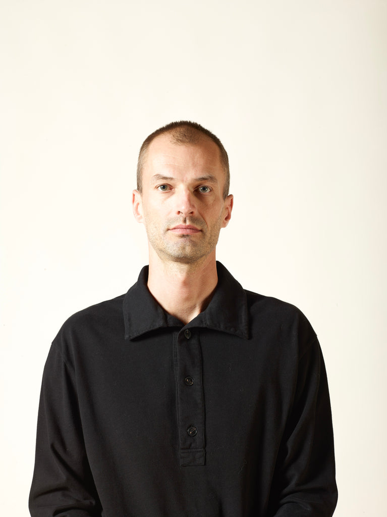 oversized long sleeve polo