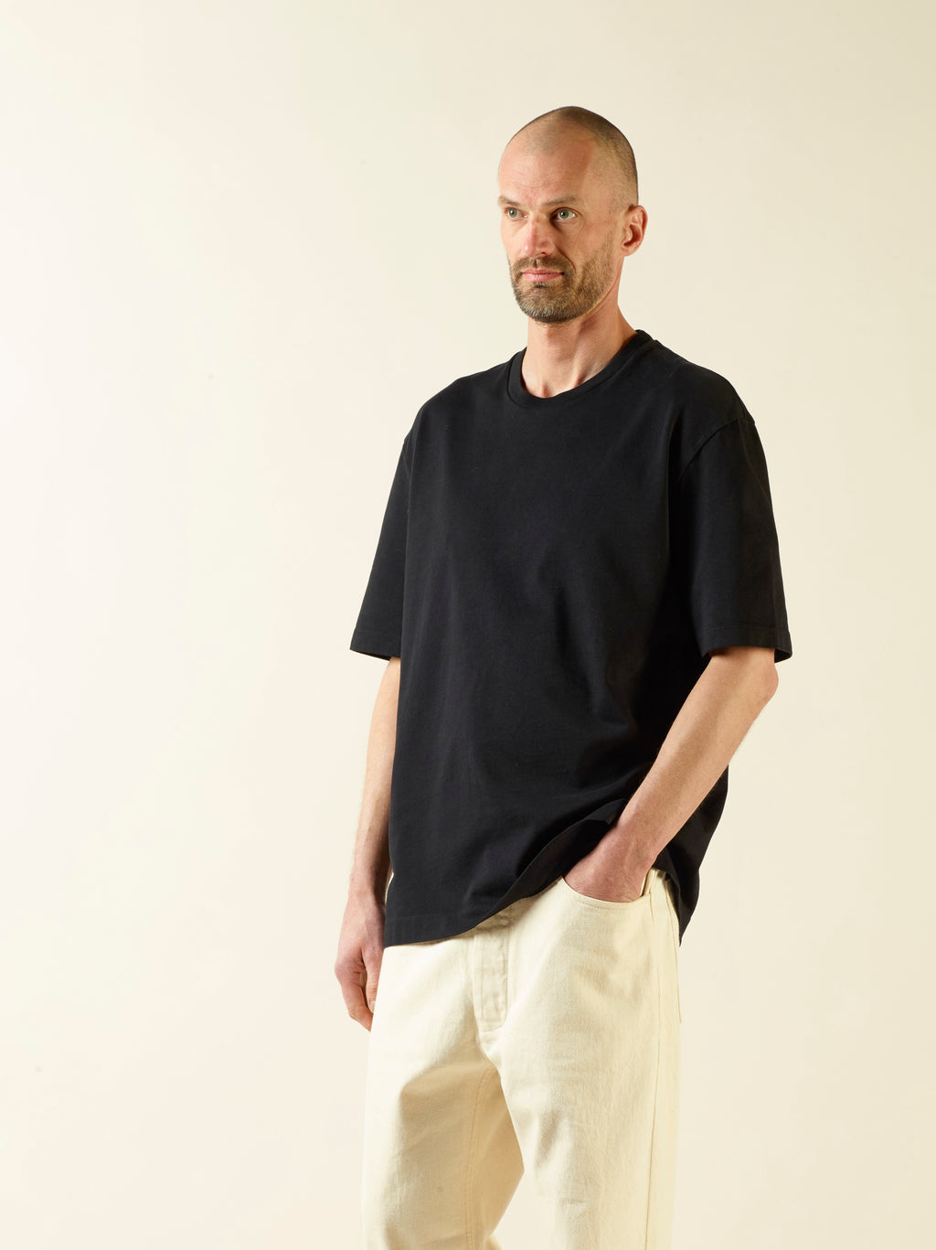 oversized short sleeve t-shirt offblack – 7d collection